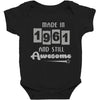 made in 1961 and still awesome Baby Bodysuit