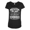 Dear Daddy... Maternity Scoop Neck T-shirt
