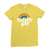 totally gay Ladies Fitted T-Shirt