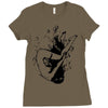 drowning Ladies Fitted T-Shirt