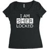 i am sherlocked Women's Triblend Scoop T-shirt
