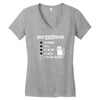 meow meaning Women's V-Neck T-Shirt