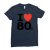 i love 80's Ladies Fitted T-Shirt