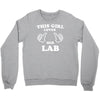 this girl loves her lab Crewneck Sweatshirt
