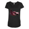 red doc marten skinhead boots, ideal birthday present or gift Maternity Scoop Neck T-shirt