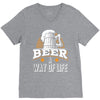 Beer A Way Of Life V-Neck Tee
