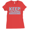 keep talking i m diagnosing you Ladies Fitted T-Shirt