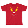 reindeer face novelty christmas Toddler T-shirt