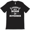 legends are born in november (2) T-Shirt