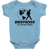 Backpacker Let's Explore The World Baby Bodysuit