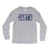 santa colorful glitter Long Sleeve Shirts