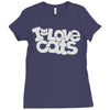 i love cats Ladies Fitted T-Shirt