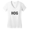 hog Women's V-Neck T-Shirt