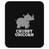 chubby unicorn rhino Mousepad