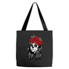 Skull Girl Tote Bags