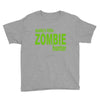 daddy's little zombie hunter Youth Tee