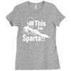 this is sparta  film Ladies Fitted T-Shirt
