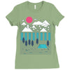 camp line Ladies Fitted T-Shirt