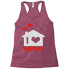new i love house Racerback Tank