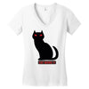 cat Women's V-Neck T-Shirt