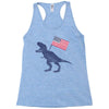 Patriotic T-Rex Racerback Tank