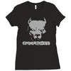 pitbull american pit bull spiked dog collar Ladies Fitted T-Shirt