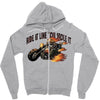 ride it like you stole it Zipper Hoodie