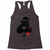 poker hat ace of spades Racerback Tank