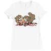 zombies!! Ladies Fitted T-Shirt