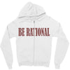 be rational Zipper Hoodie