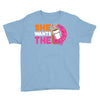She Wants The D Dunkin Donuts Youth Tee