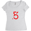red logo best Women's Triblend Scoop T-shirt