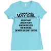 Smartass May Girl Ladies Fitted T-Shirt