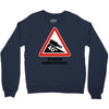 warning descent Crewneck Sweatshirt