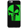 mad engine marvel brand punisher scar glow in the dark iPhone 6/6s Case