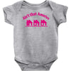 tribut t shirt john mellencamp   kleine rosa h&auml;user Baby Onesie
