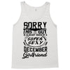 This Guy Is Taken By A Super Sexy December Girlfriend Tank Top