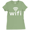 wifi Ladies Fitted T-Shirt
