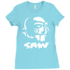 saw puppe horror Ladies Fitted T-Shirt