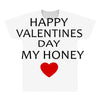 happy valentine day honey All Over Men's T-shirt