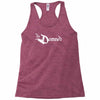 the damned band logo screen printed retro Racerback Tank
