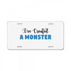I've Created A Monster Infant Monster License Plate