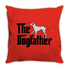 the dogfather dalmatian Throw Pillow