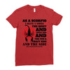 as a scorpio i have 3 sides Ladies Fitted T-Shirt