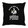 chicken nugget scientist Throw Pillow