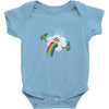 Rainbow Puke Baby Onesie