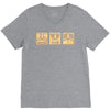 run from evil V-Neck Tee