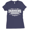 farmer's daughter funny Ladies Fitted T-Shirt