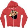 trump's brain Zipper Hoodie