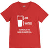 technically the glass is always full V-Neck Tee
